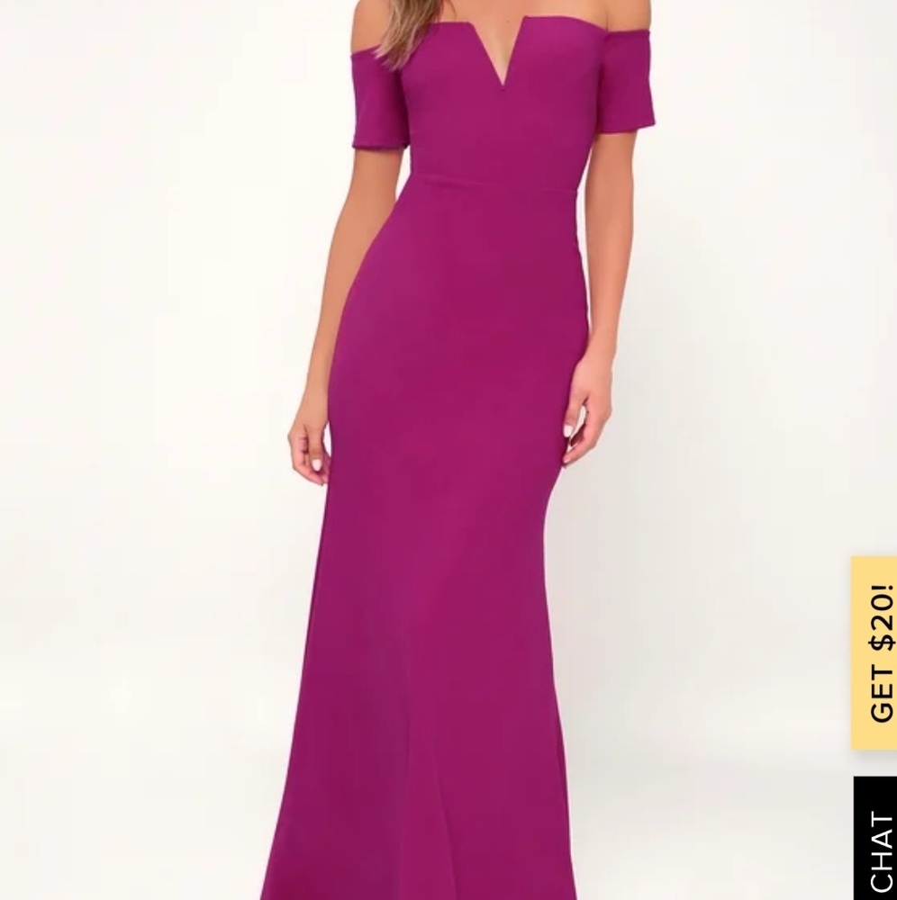 Luluy Lynne Off The Shoulder maxi dress